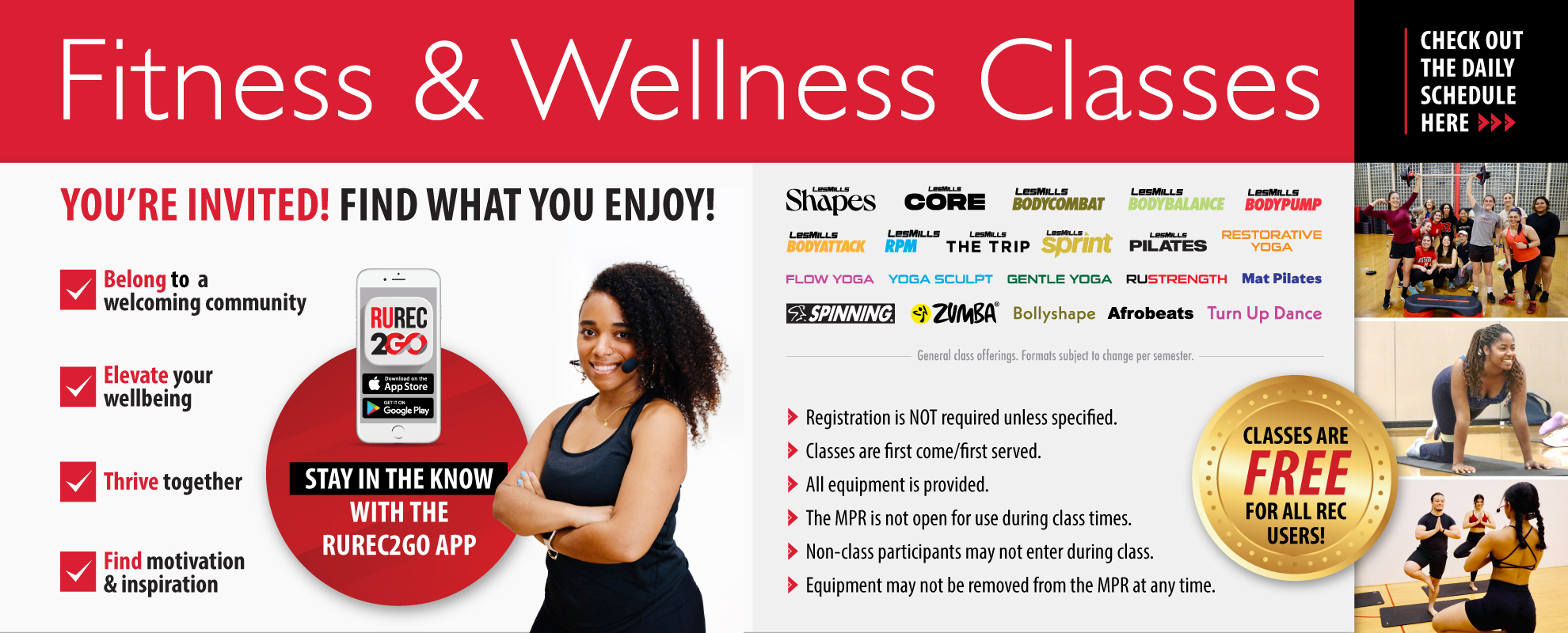 Fitness and Wellness Classes