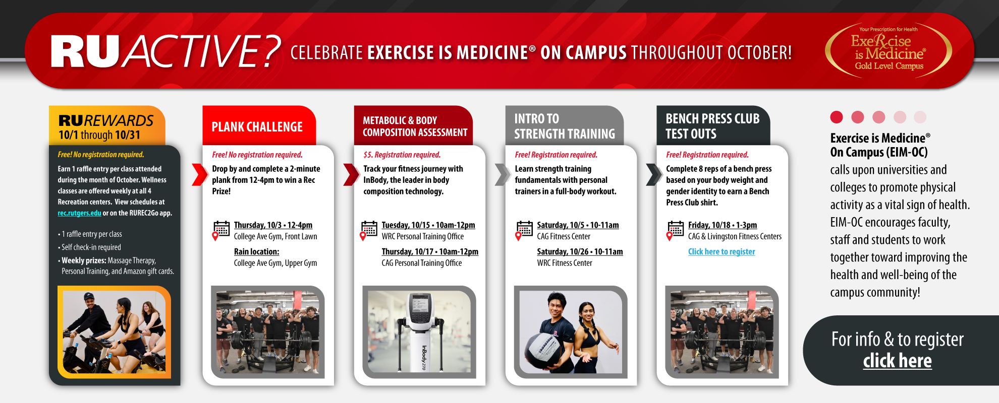 Exercise Is Medicine Month Programs