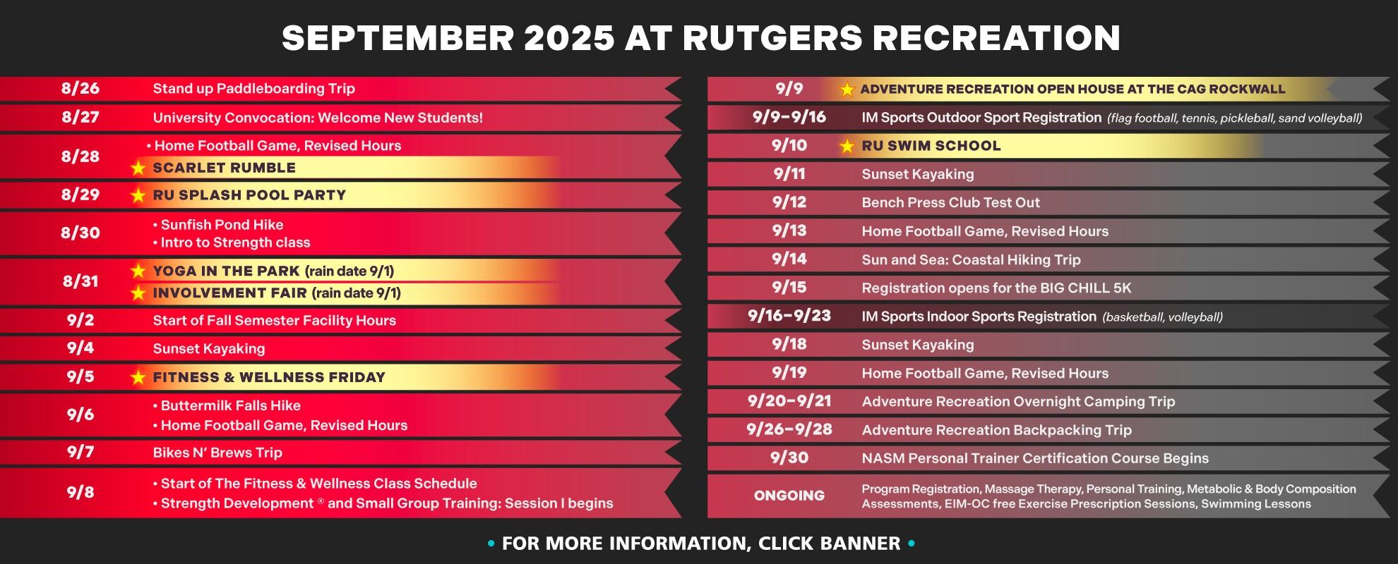 September 2025 Programs