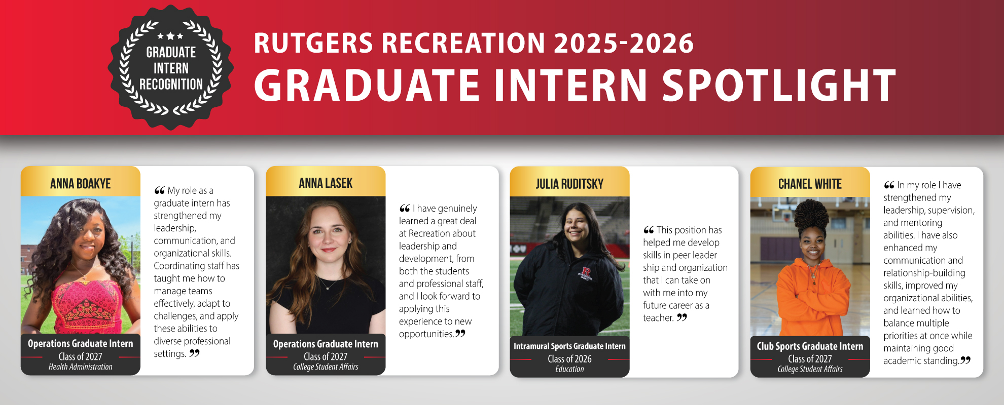 Graduate Intern Spotlight