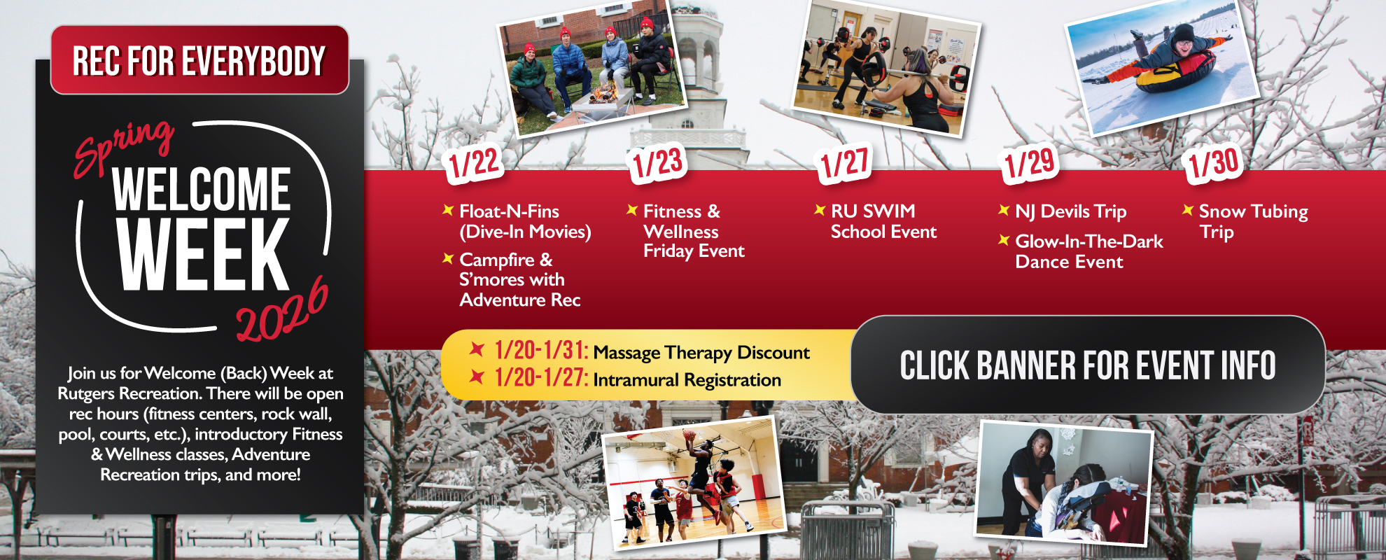 Spring 2026 Welcome Back Week