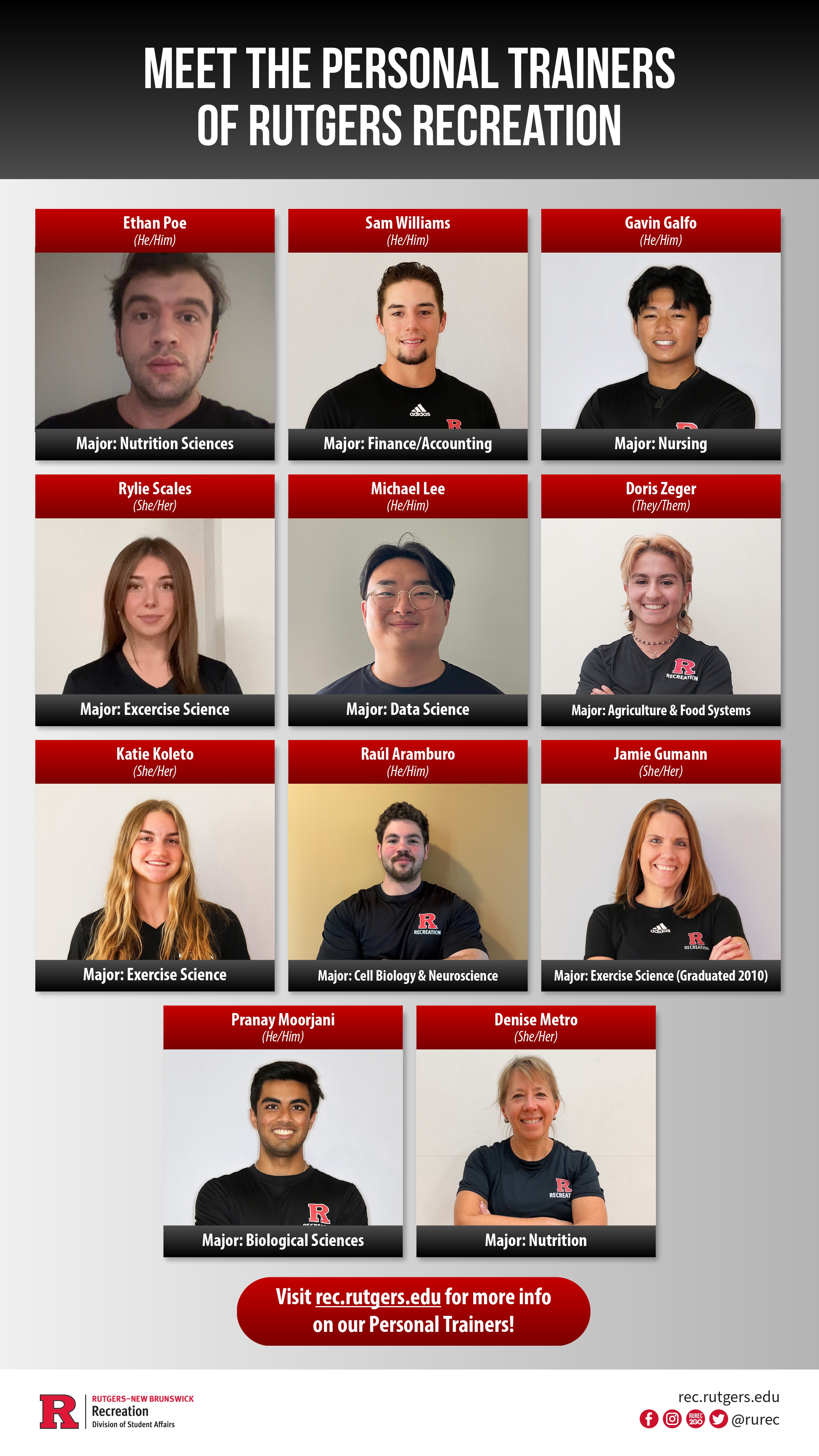 Rutgers personal trainers