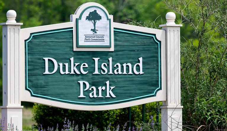 Duke Island Park Sign