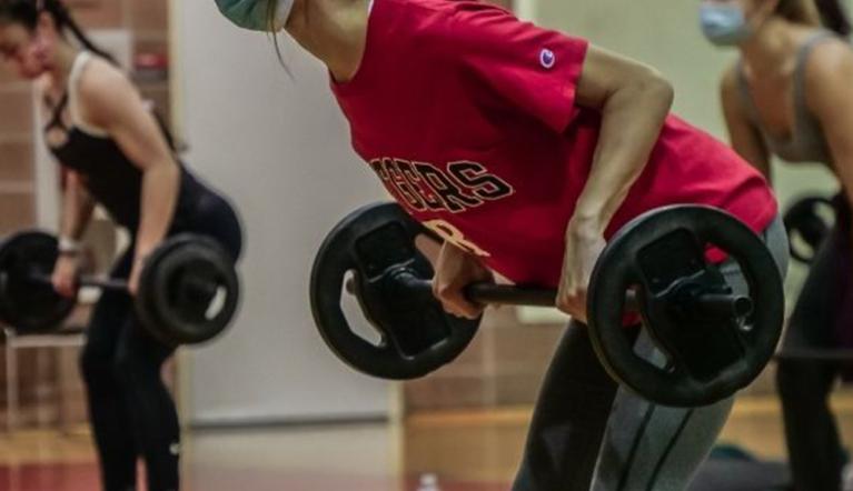 Students Deadlifting