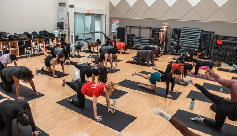 Rutgers University-- New Brunswick Pilates class at Recreation